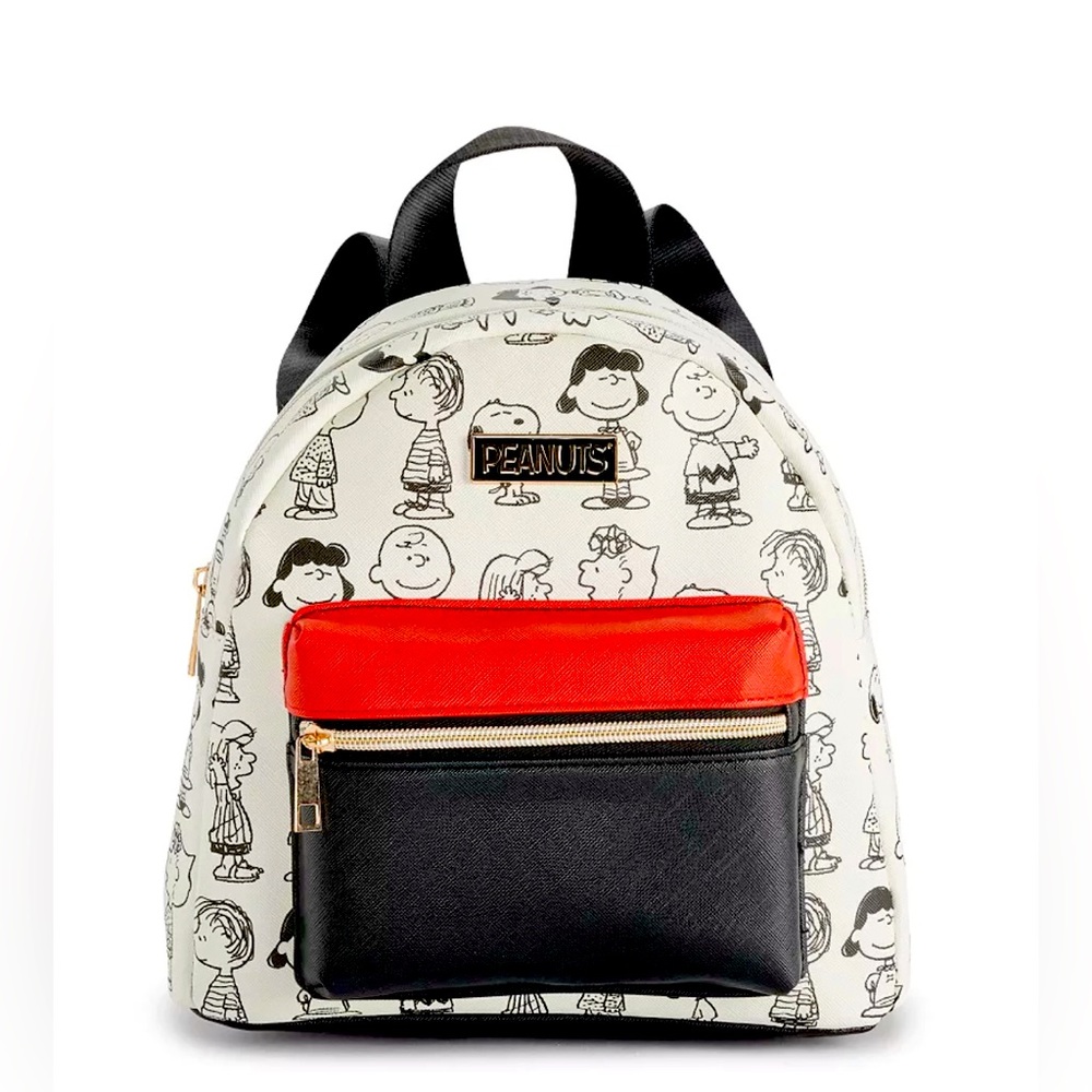 NWT Peanuts Characters Mini Backpack